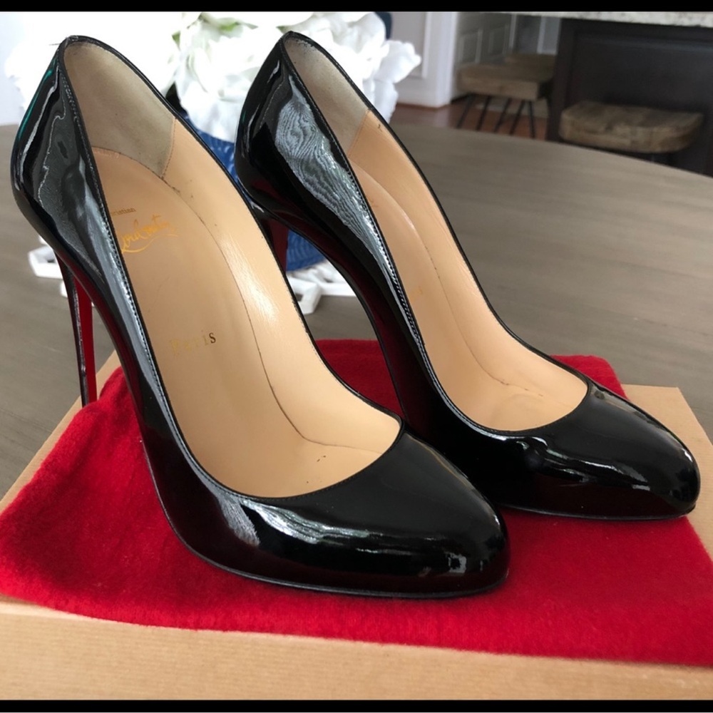 Christian Louboutin Dorissima Black Pumps Size 38